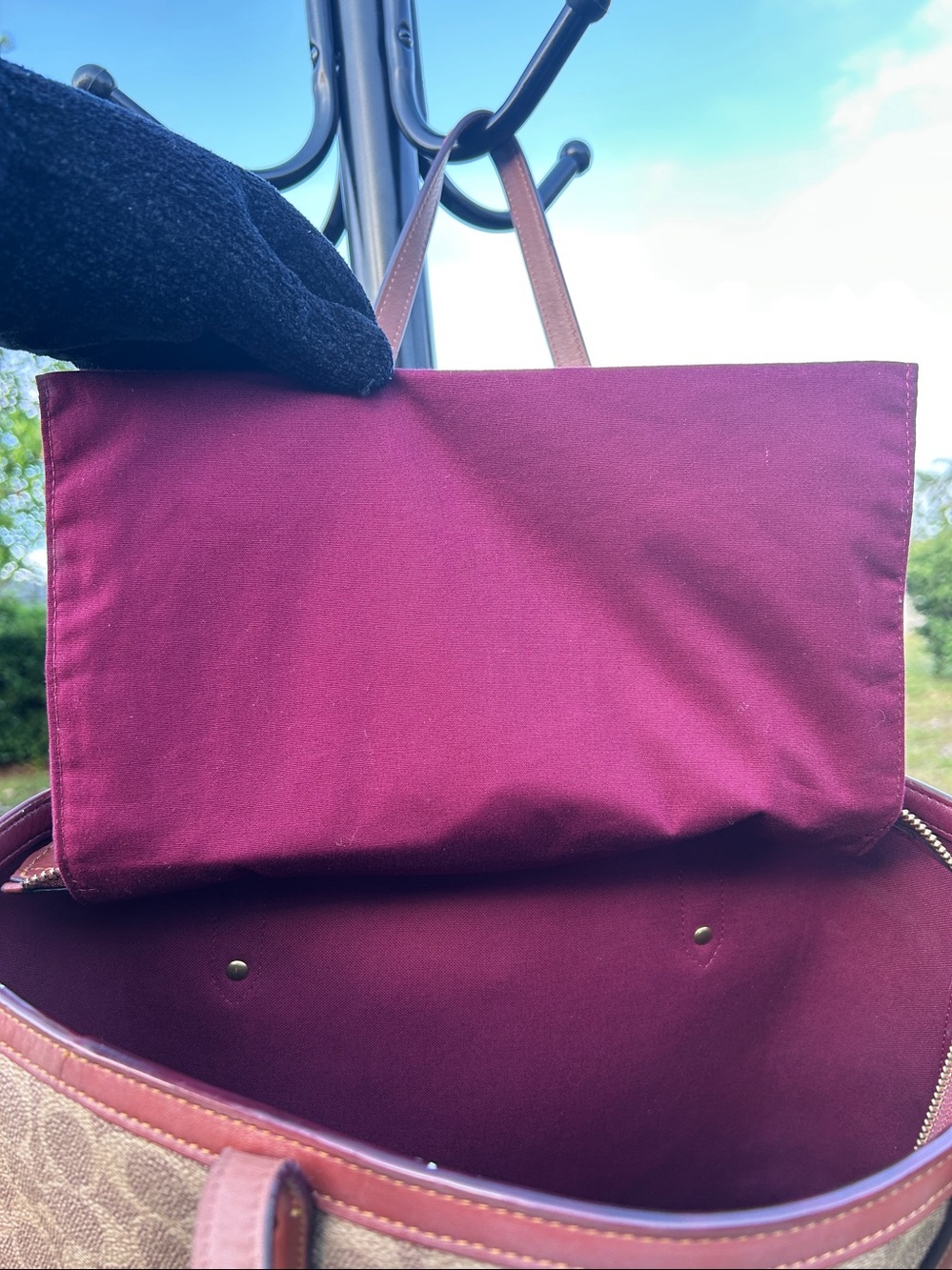 Coach signature top zip tote bag - Picture 16 of 16